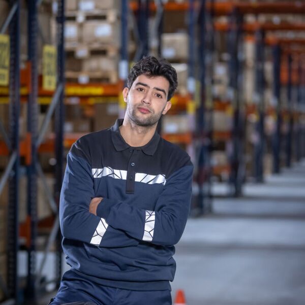 7100 POLO SWEATSHIRT7100 POLO SWEATSHIRT 9910-VIZ Thumbnail